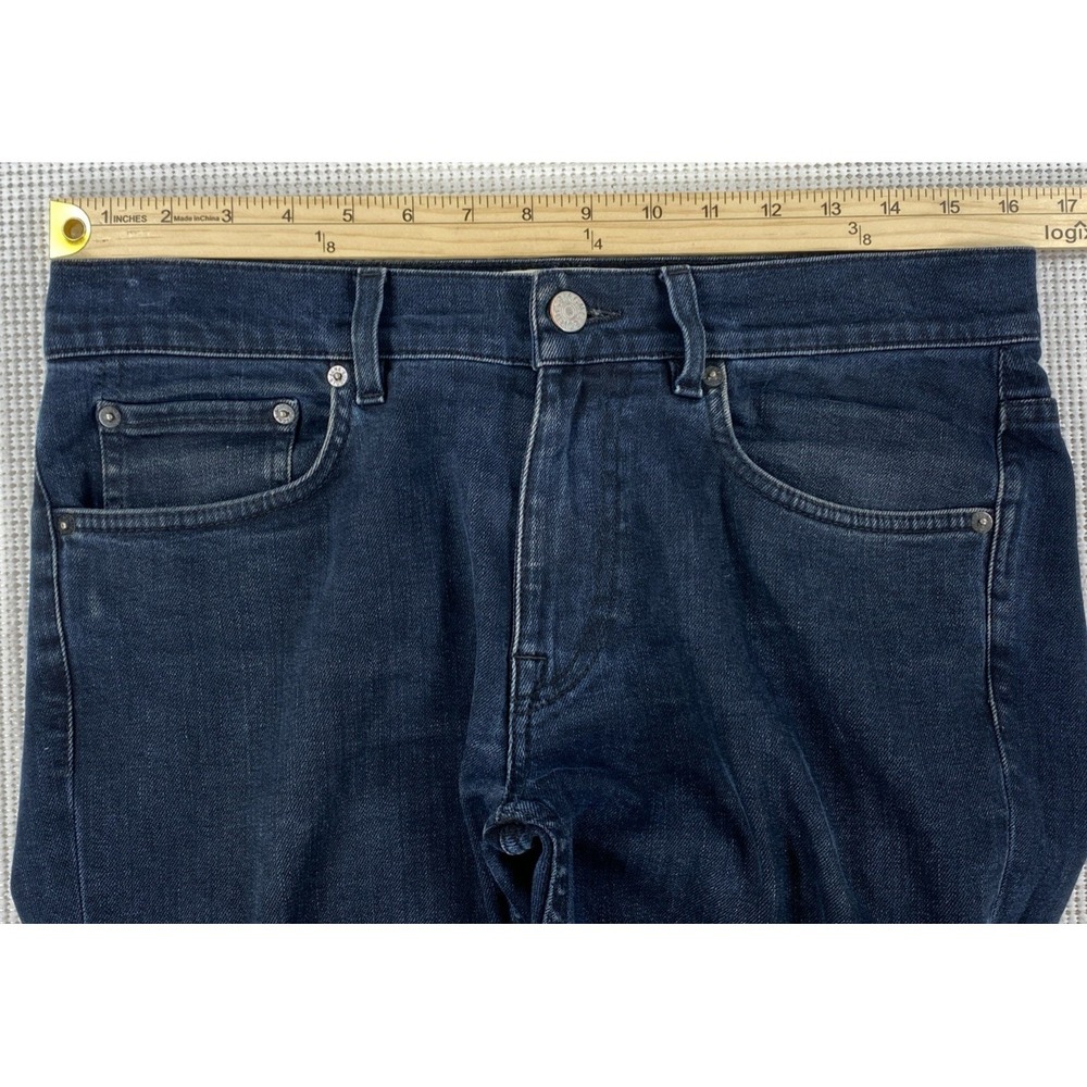 Acne Studios Ace Blue Black Jeans Slim Men's 31 x 32 - Picture 4 of 8